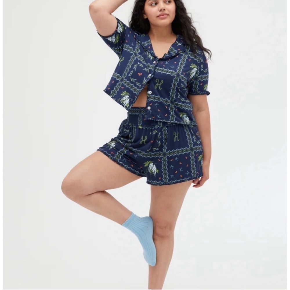 HILL HOUSE BUTTON UP PAJAMA TOP